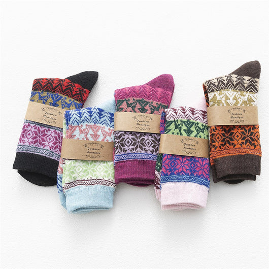 Calcetines Navideños Reversibles de Lana de Conejo - Image 9
