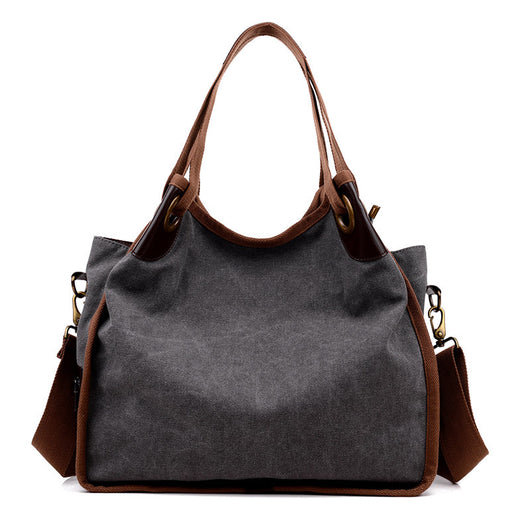 Bolsa de Lona Retro para Mujer - Bandolera Portátil Estilo Vintage - Image 11