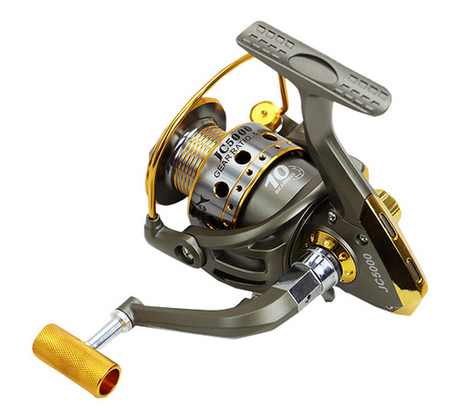 Carrete de Pesca Metalizado 10 Ejes con Manija Reforzada - Image 2