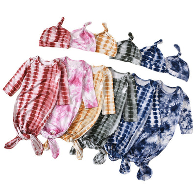 Saco de Dormir Tie-Dye de Algodón para Bebés Niños y Niñas - Image 2