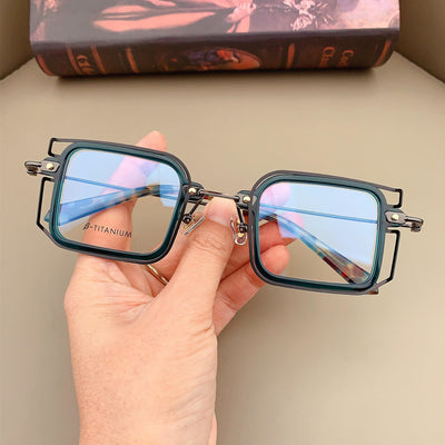 Gafas Cuadradas Personalizadas con Protección Azul para Hombre y Mujer - Image 11