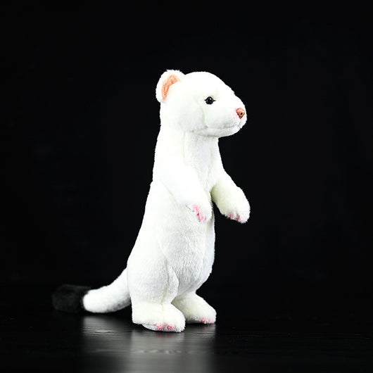Peluche Hurón Blanco de Pie - Muñeco Quitanieve - Image 5