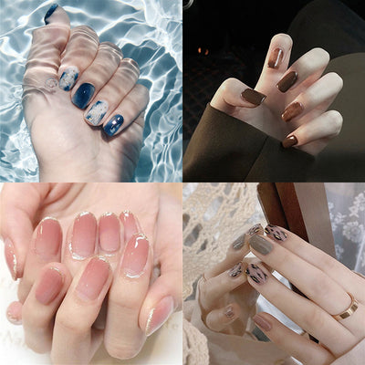 Uñas Postizas Adhesivas Efecto Ballet Esmerilado - Manicura Perfecta Lista para Usar - Image 4