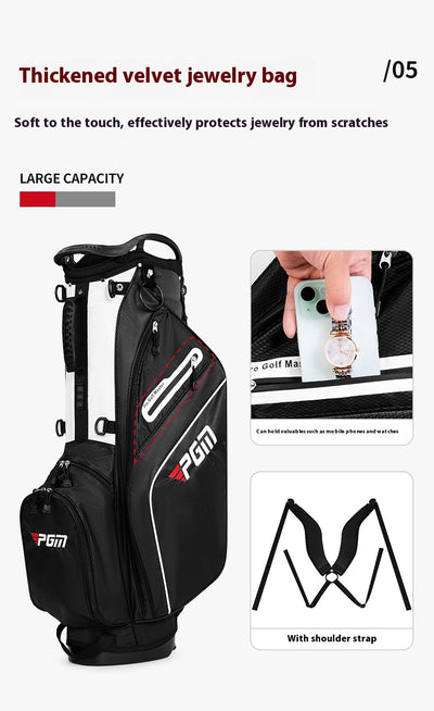Bolsa de Golf con Soporte de Inserción y Mochila para Pelotas - Image 15