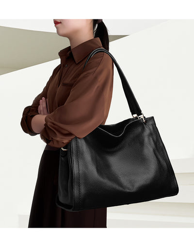 Bolso de Cuero Genuino para Mujer - Diseño Minimalista de Bandolera - Image 9
