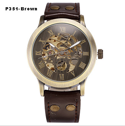 Reloj Mecánico Automático Vintage Hueco de Estilo Nostálgico - Image 14