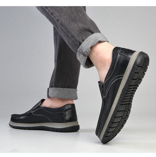 Zapatos Casuales de Cuero Impermeables y Ligeros para Hombre - Image 13