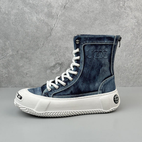 Botas Canvas Altas para Hombre - Estilo Versátil y Moderno