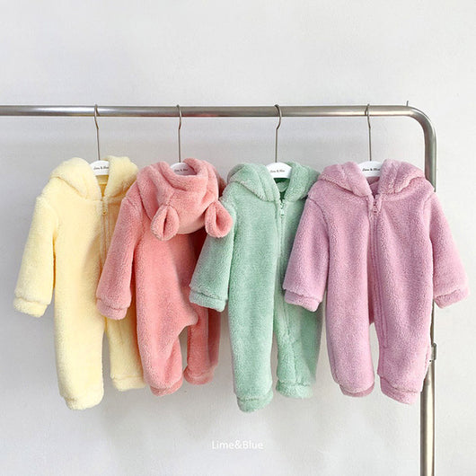 Pijama Enterizo Cálido con Capucha para Bebé - Image 12