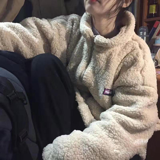 Abrigo Acolchado de Forro Polar y Algodón con Efecto Cachemira para Mujer - Image 9