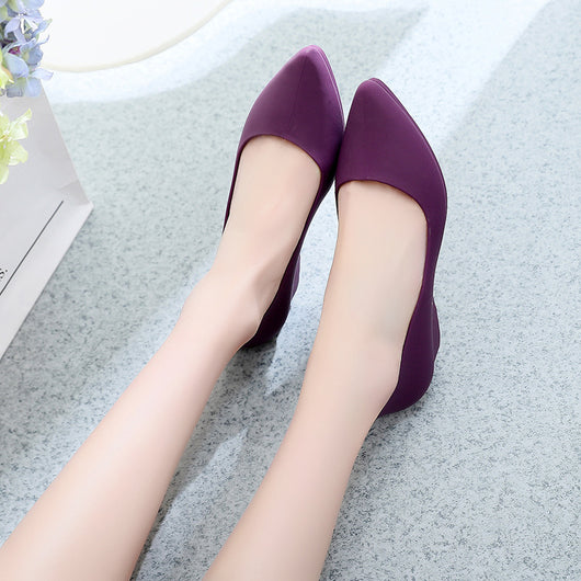 Zapatos planos con punta afilada para mujer - Image 13