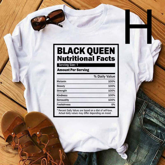 Camiseta Estampada Mujer African Black Girl - Manga Corta - Image 42