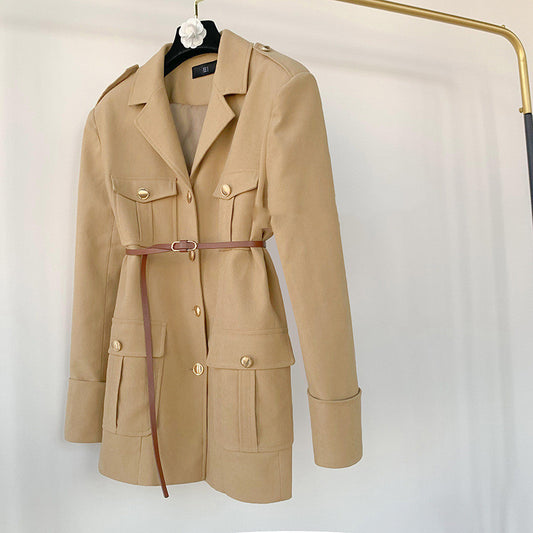 Blazer Ejecutivo para Mujer Talla Pequeña - Tela Gruesa - Image 2