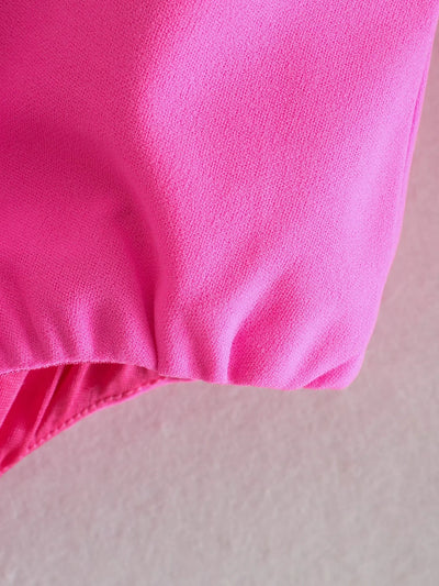 Blusa Ajustada Escote Profundo en V con Mangas Largas para Mujer - Image 12