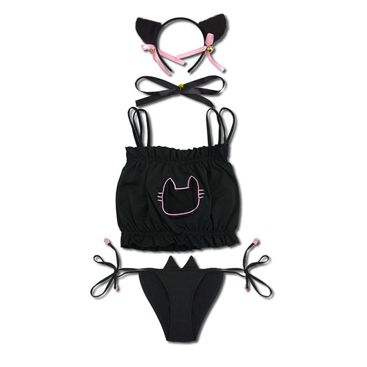 Conjunto de Lencería Felino con Recortes Atrevidos - Image 2