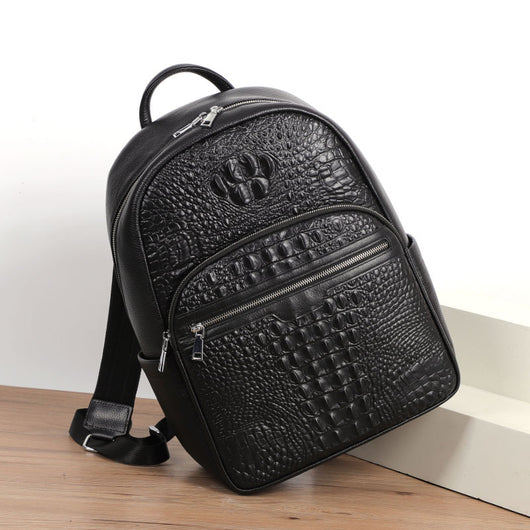 Mochila de Cuero para Viajes - Diseño Moderno para Hombre - Image 4