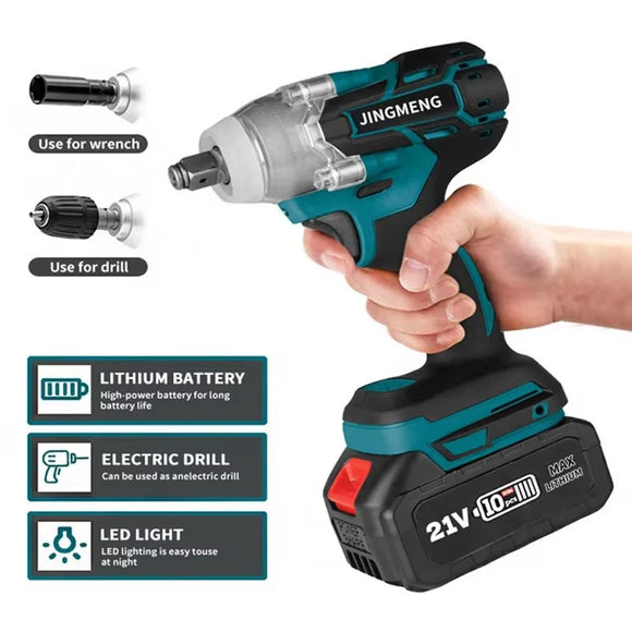 Taladro Atornillador de Impacto Brushless 21V - Herramienta Profesional