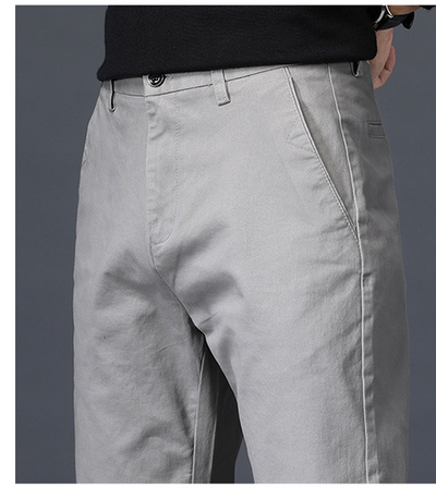 Pantalones de Vestir Coreanos Elásticos Slim Fit Premium - Image 11