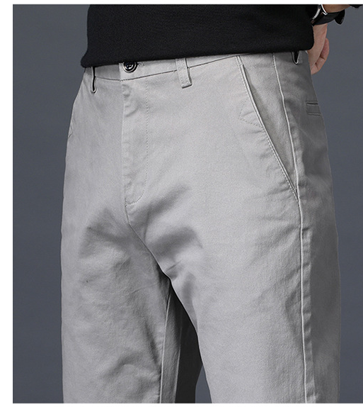 Pantalones de Vestir Coreanos Elásticos Slim Fit Premium - Image 11