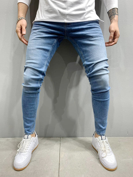 Pantalones Vaqueros Slim Fit con Elasticidad para Hombre - Image 11