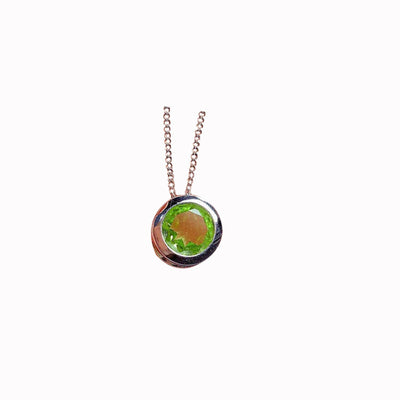 Collar Colgante de Peridoto con Diseño Bubble - Image 10