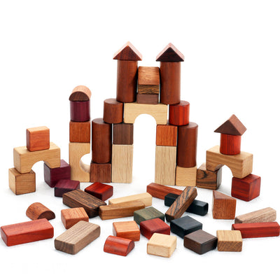 Bloques de Madera para Armar - Juego Educativo Infantil