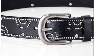 Cinturón Femenino con Hebilla de Aleación y Detalles de Strass - Image 13