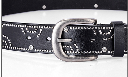 Cinturón Femenino con Hebilla de Aleación y Detalles de Strass - Image 13