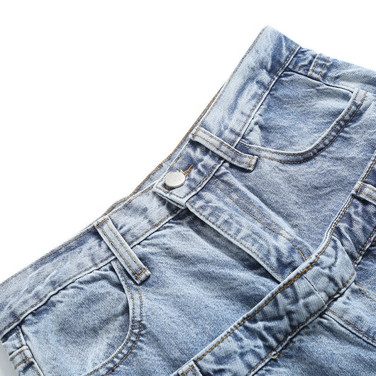Jeans de Cintura Alta y Corte Recto para Mujer - Image 10