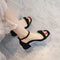 Zapatos Femeninos de Ante con Moño Elegante