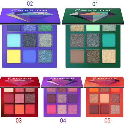 Paleta de Sombras con Brillo Perlado