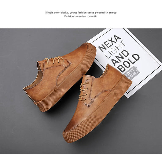 Zapatos Casuales Coreanos con Plataforma y Cordones - Image 11