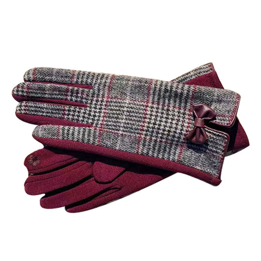 Guantes de Montar en Lana Cálida con Pantalla Táctil y Contraste de Color - Image 7