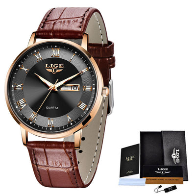 Reloj de Cuarzo Elegante para Mujer con Calendario Dual y Resistencia al Agua - Image 6