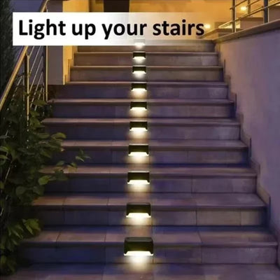 4 Luces LED Solares para Escaleras y Terrazas - Iluminación Exterior Automática - Image 3