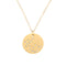 12 constellation tag fashion diamond-studded titanium steel necklace female Dorado Gemini