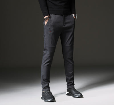 Pantalones Casuales Slim Fit Estilo Coreano para Hombre - Image 3