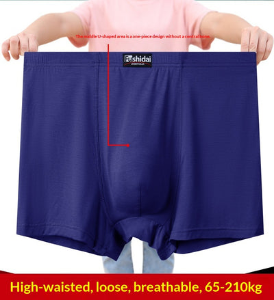 Calzoncillos Boxer Briefs Talla Grande Transpirables con Cintura Alta - Image 16