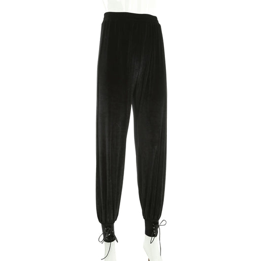 Pantalones Harem de Terciopelo con Tirantes Ajustables - Image 7