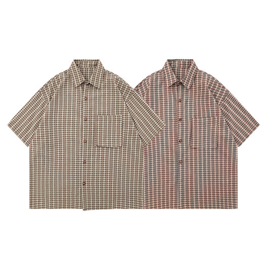Camisa Retro Japonesa Suelta Estilo Universitario - Image 5