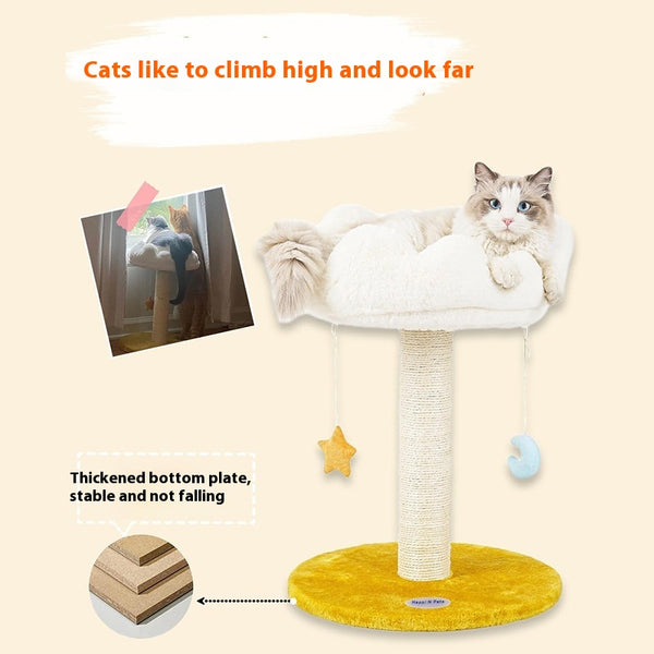 Árbol Rascador Compacto Integrado para Gatos