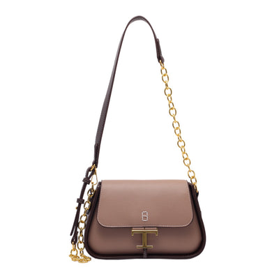 Bolsa Femenina con Hebilla Metálica de Moda y Combinación de Colores - Image 10