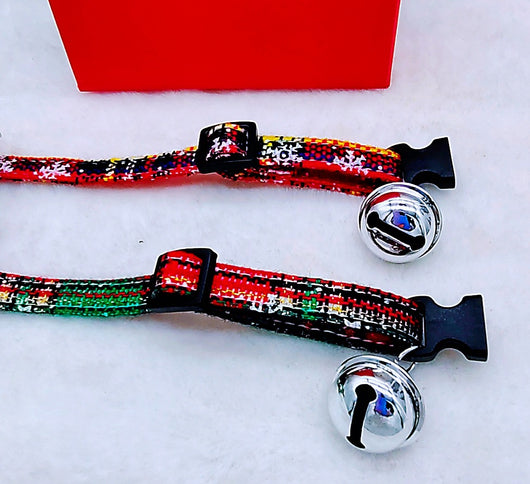 Collar de Lona para Mascota con Copo de Nieve Navideño - Image 7