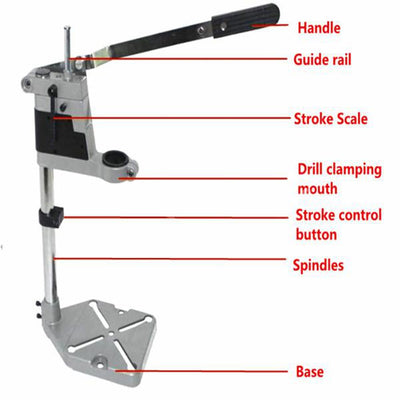 Soporte de Taladro de Mano Compacto para Banco de Trabajo - Image 7