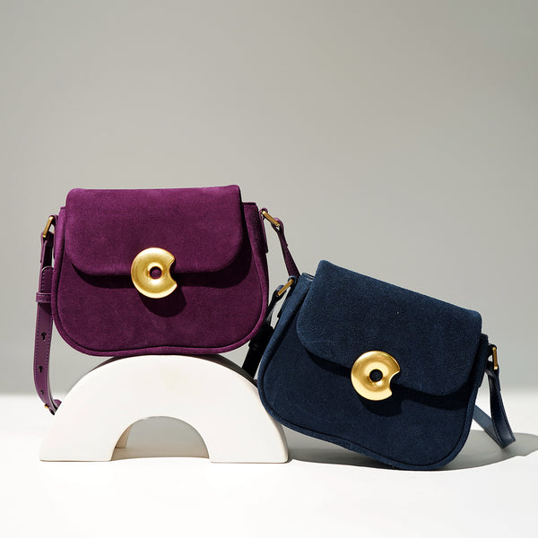 Bolso Bandolera de Cuero Genuino Estilo Retro Clásico Unisex