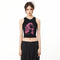 Blusa Estampada Ajustada de Punto para Mujer