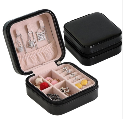 Joyero Portátil de Cuero para Viajes - Organizador Compacto de Joyas - Image 4