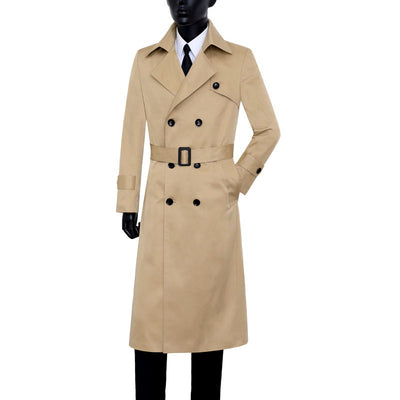 Abrigo de Moda Coreana para Hombre - Colección Otoño - Image 9
