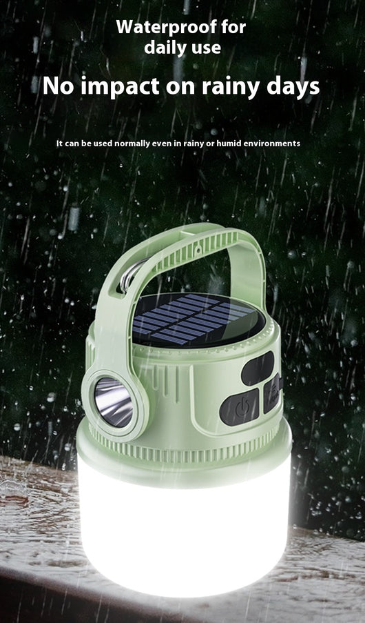 Linterna de Camping Solar Recargable con Múltiples Modos de Iluminación - Image 12