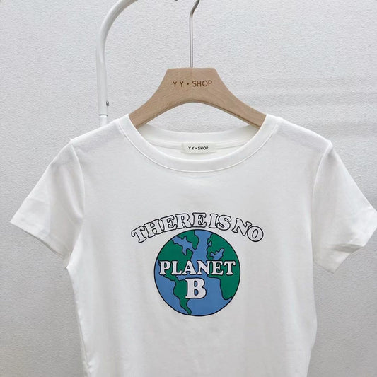 Playera Estampada de Algodón Elastizado - Image 2